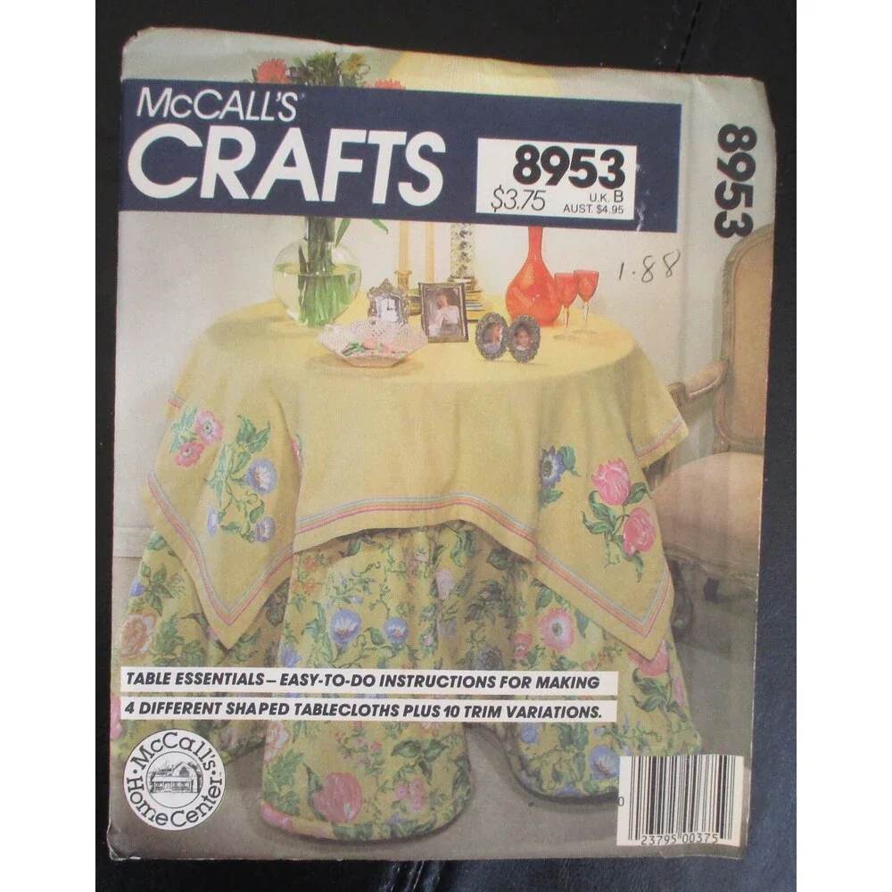 McCall's 8953 Table Essentials Easy Instructions